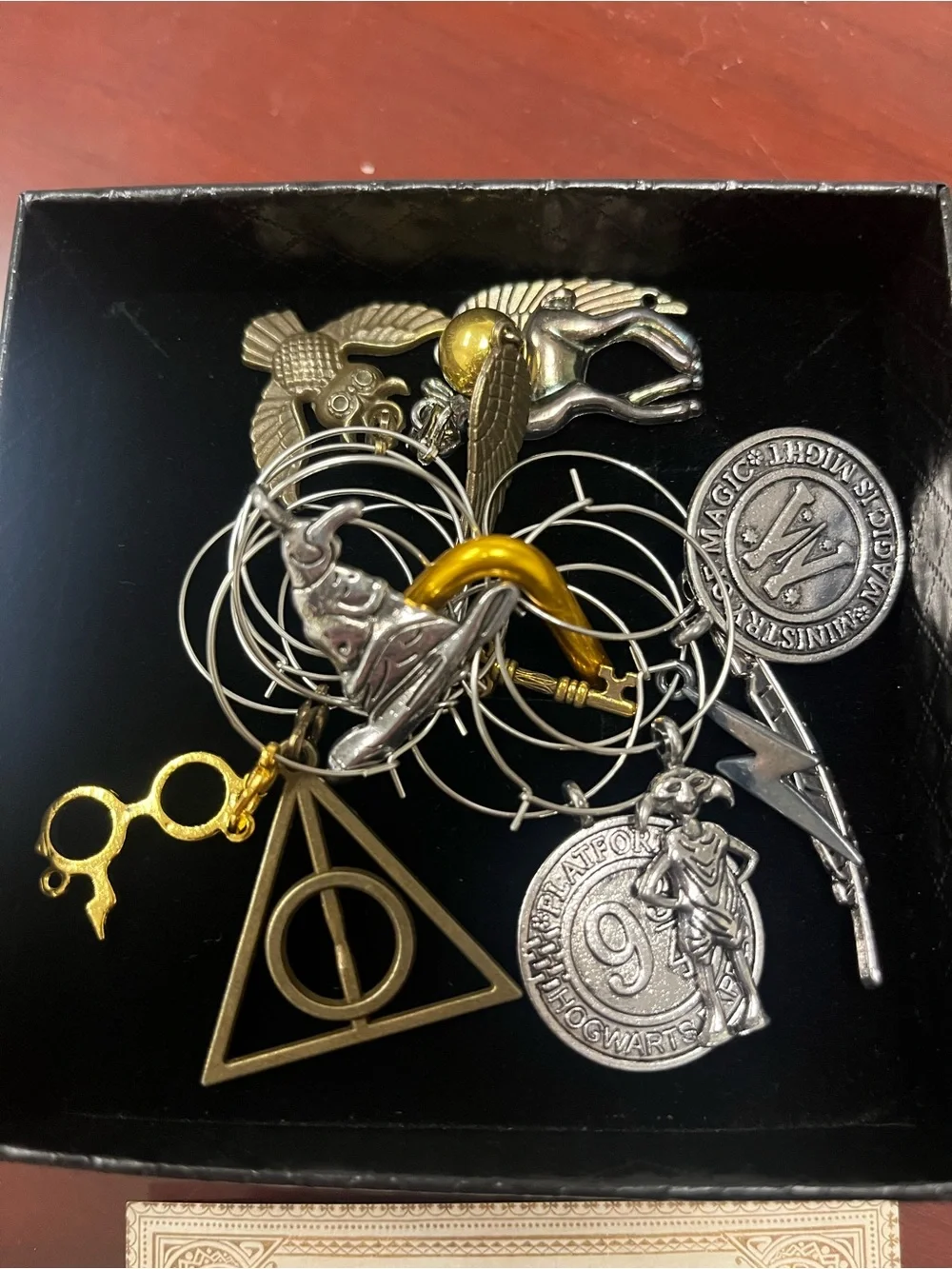 Harry Potter style wine charms